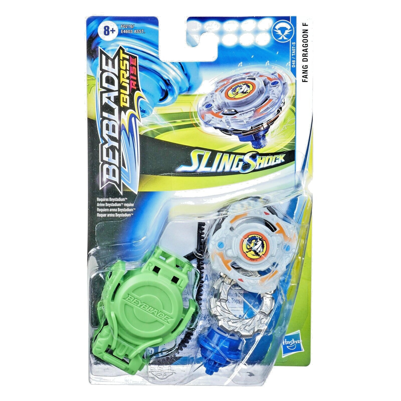Beyblade Burst Rise Slingshock Fang Dragoon F Starter Pack Battling Top NEW