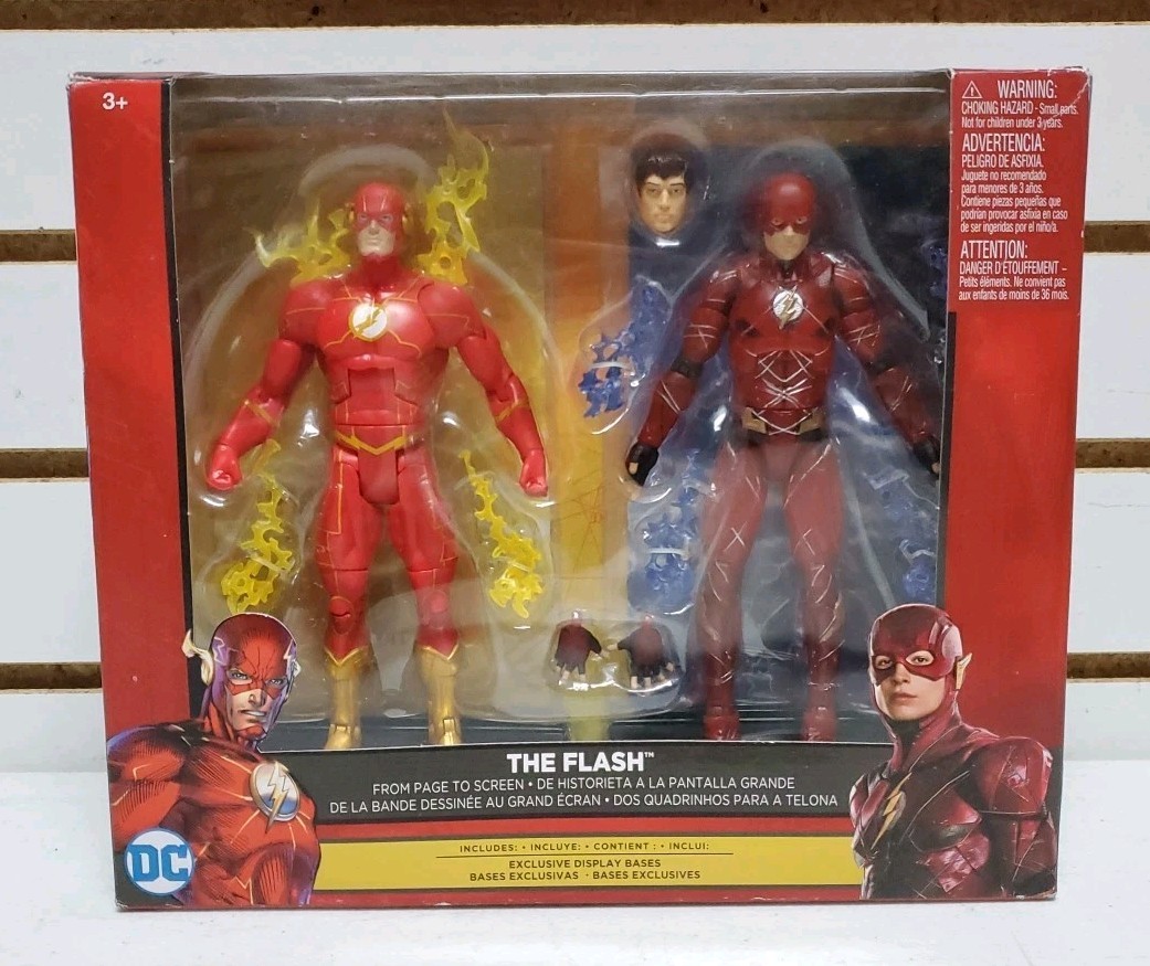 Mattel, DC Comics Multiverse: The Flash (Rebirth & Justice League) Figure 2-Pack