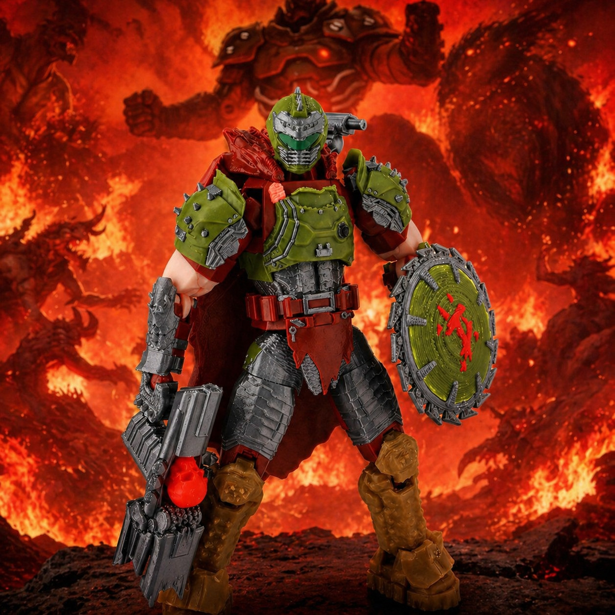 DOOM SLAYERS Action Figure 14cm 1/12 Scale DOOM Inspired Collectible 3D Printed