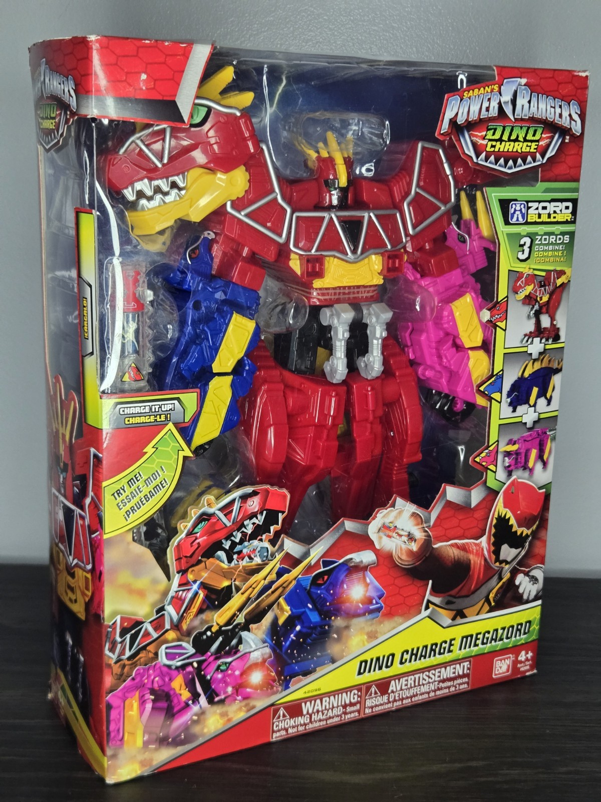 Power Rangers Dino Charge ~ Dino Charge Megazord! Zord Builder! Factory Sealed!