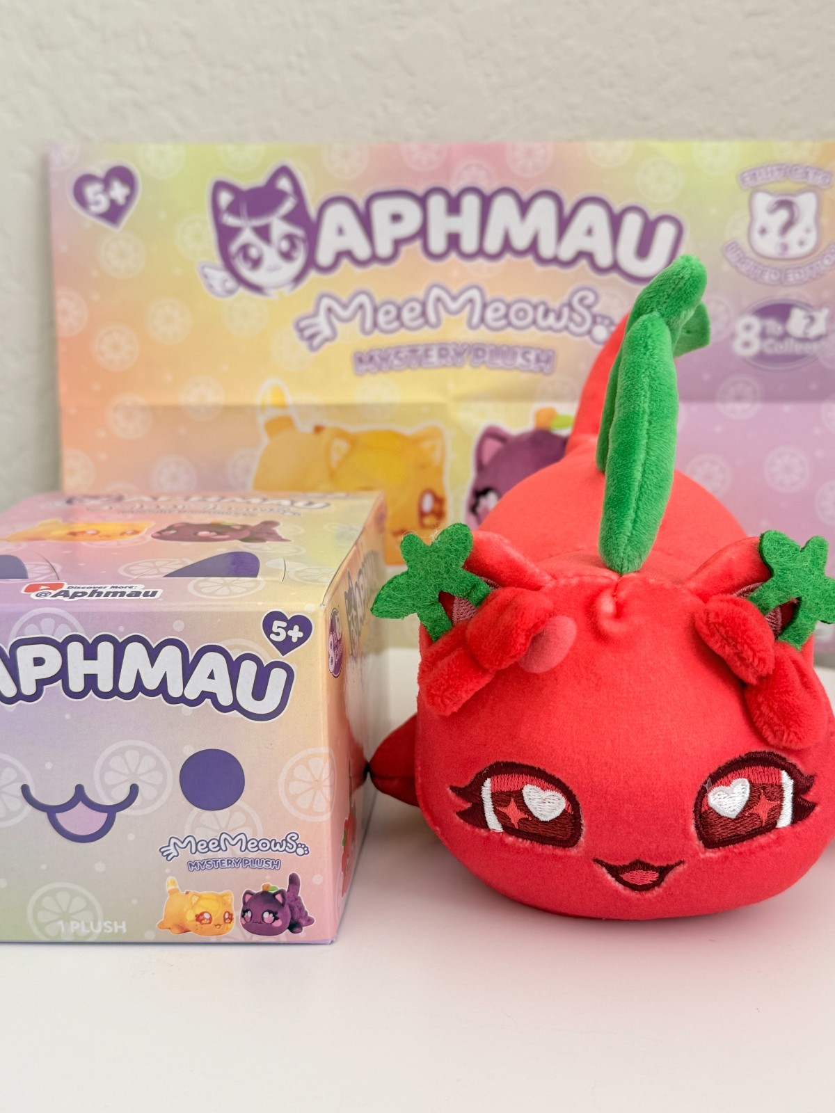 Aphmau MeeMeows 6&Prime; Mystery Plush Fruit Cats Limited Edition – YOU PICK