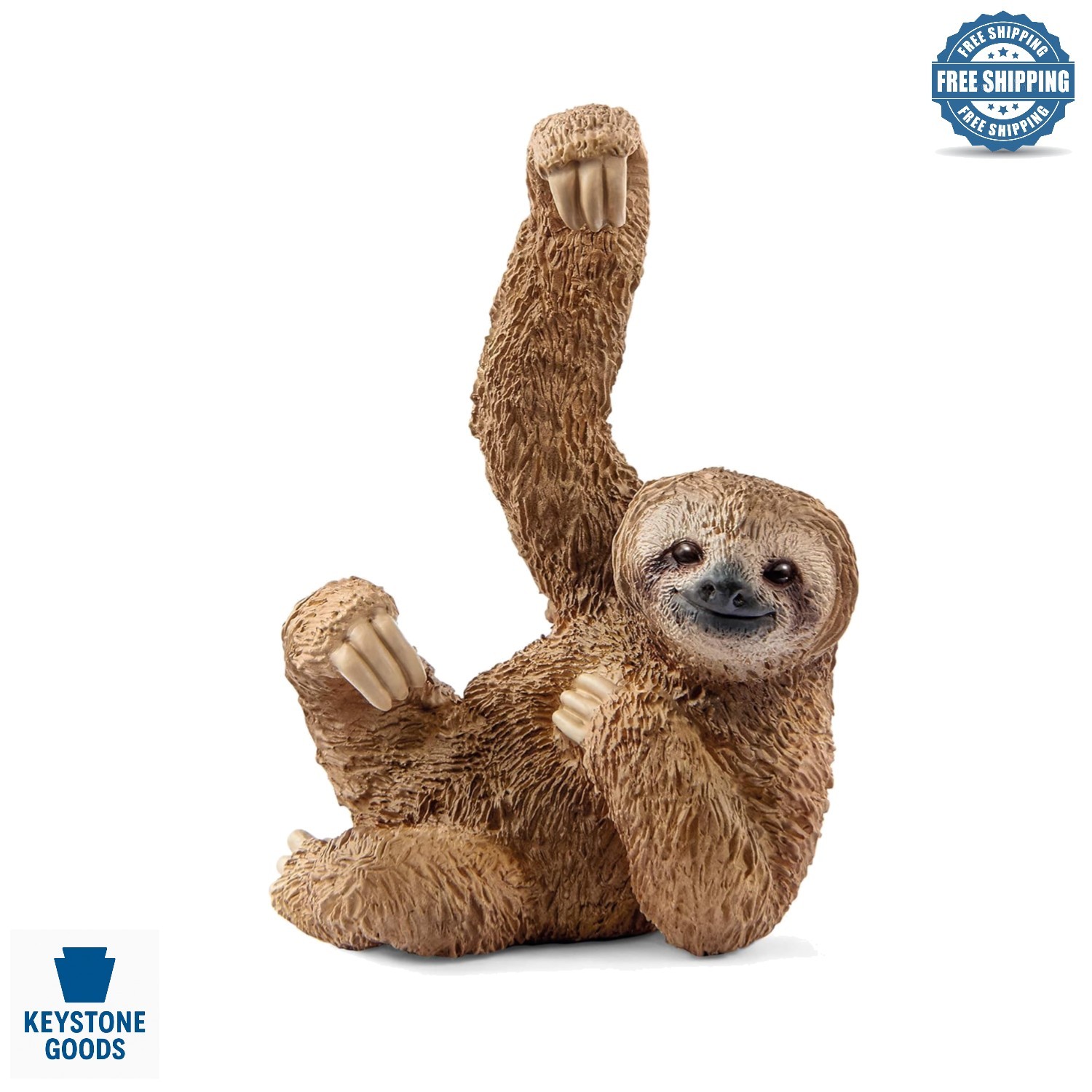 Wild Life 2.4-Inch Sloth Figurine – Realistic Jungle Animal Toy for Kids