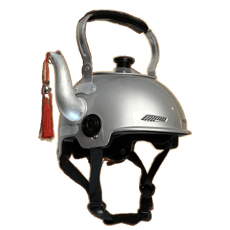 ABS Helmet Hat Tiktok Creativity Teapot Rice Cooker Prop Cosplay Gift Imitate