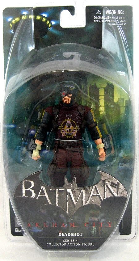 DC Collectibles Batman Arkham City Series 4 Deadshot Action Figure NEW Dmg Pkg