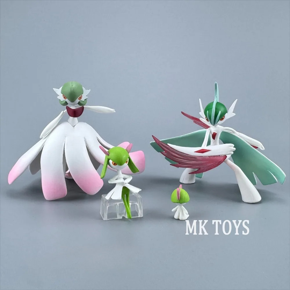 2-8cm Pokemon Gardevoir Evolution Figure Set Anime PVC Action Figures Collectibl