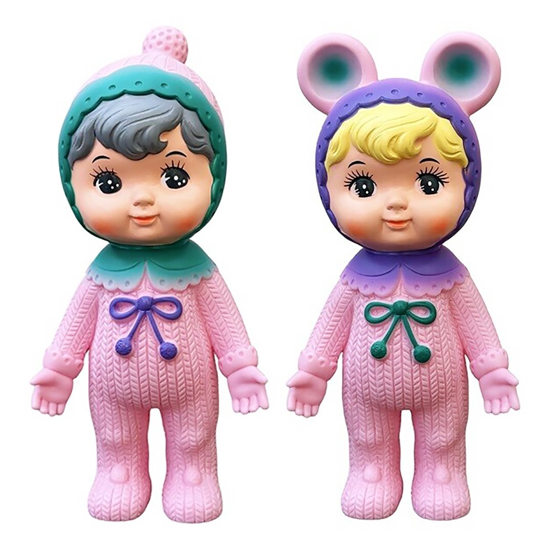 Charmy-Chan Soft Vinyl SAKURA color 2 Set 8.3&Prime; Kodama Toy Sofubi