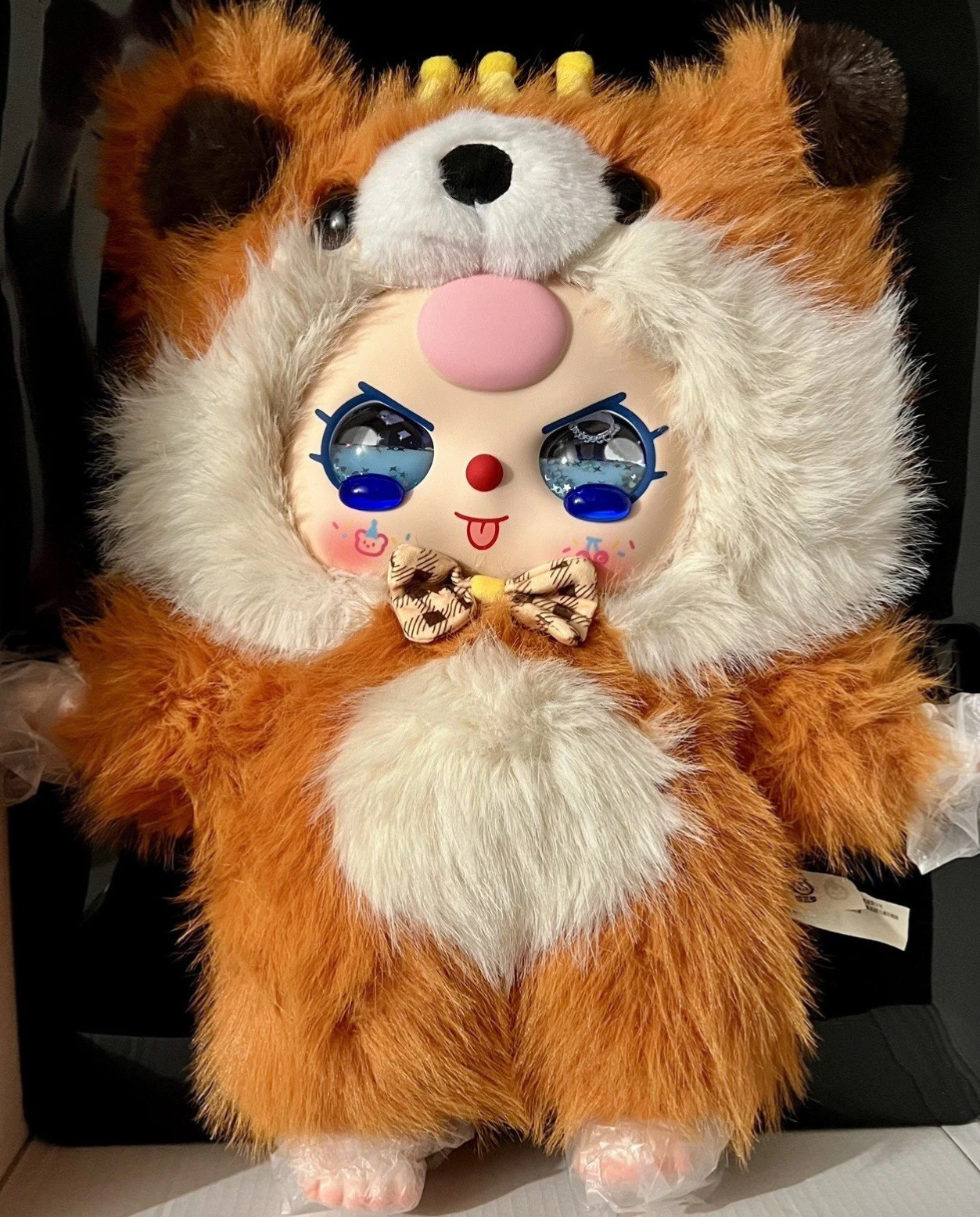 🦊 BABY THREE 800% AI Plush Doll CONFIRMED FOX Special Liquid Glitter Eyes NEW