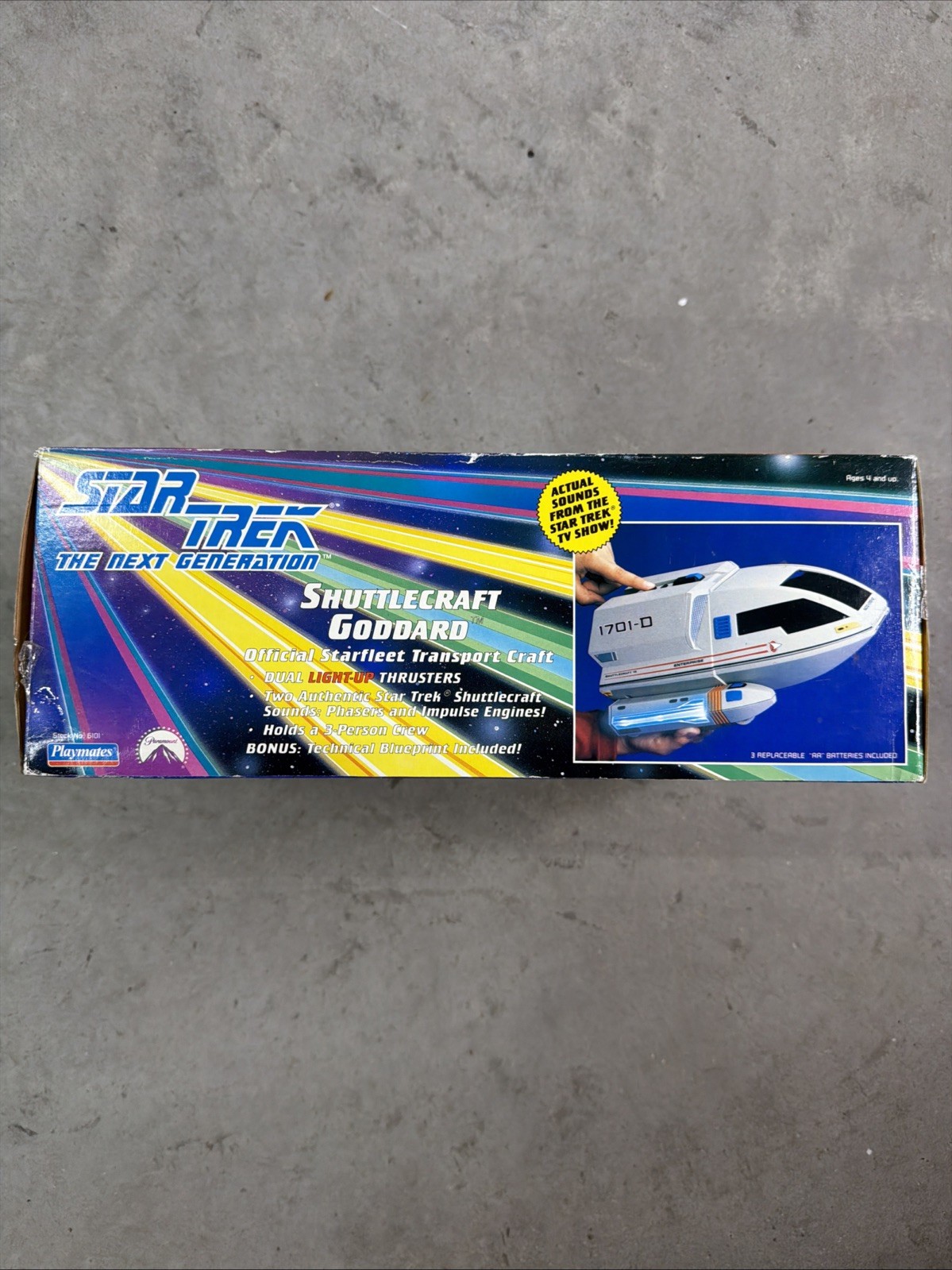 Star Trek The Next Generation Shuttlecraft Goddard 1992 Playmates No. 6101