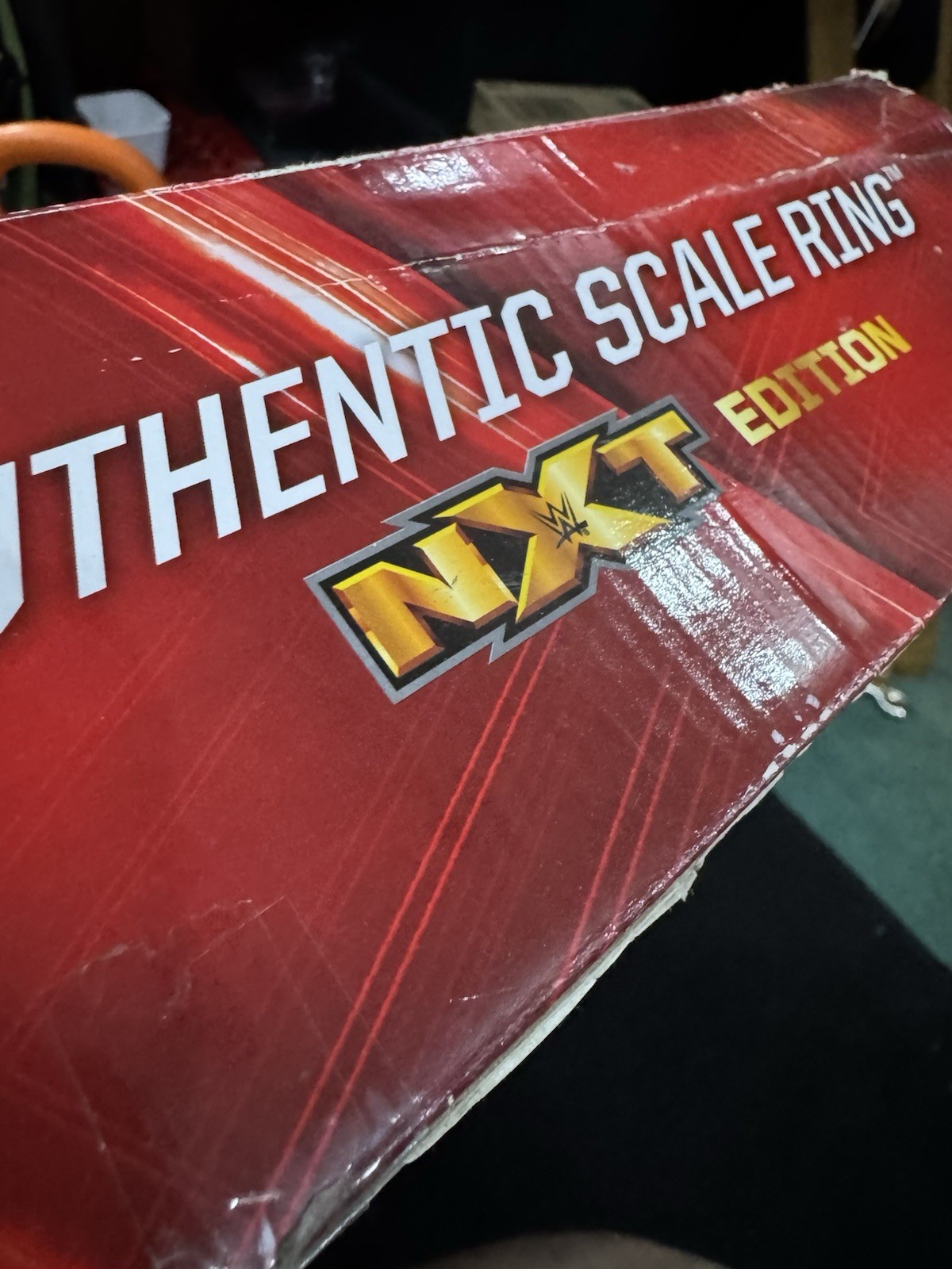 WWE Authentic Scale Ring NXT Edition W/ WCW Ring Skirt & Mat For Elite