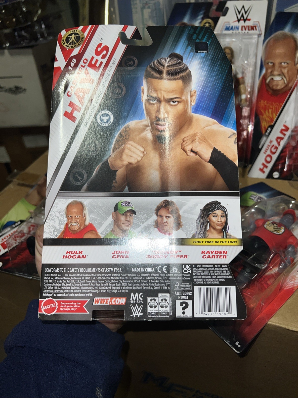 WWE Basic Series 148 Main Event John Cena +5 others in series MOSC c2024
