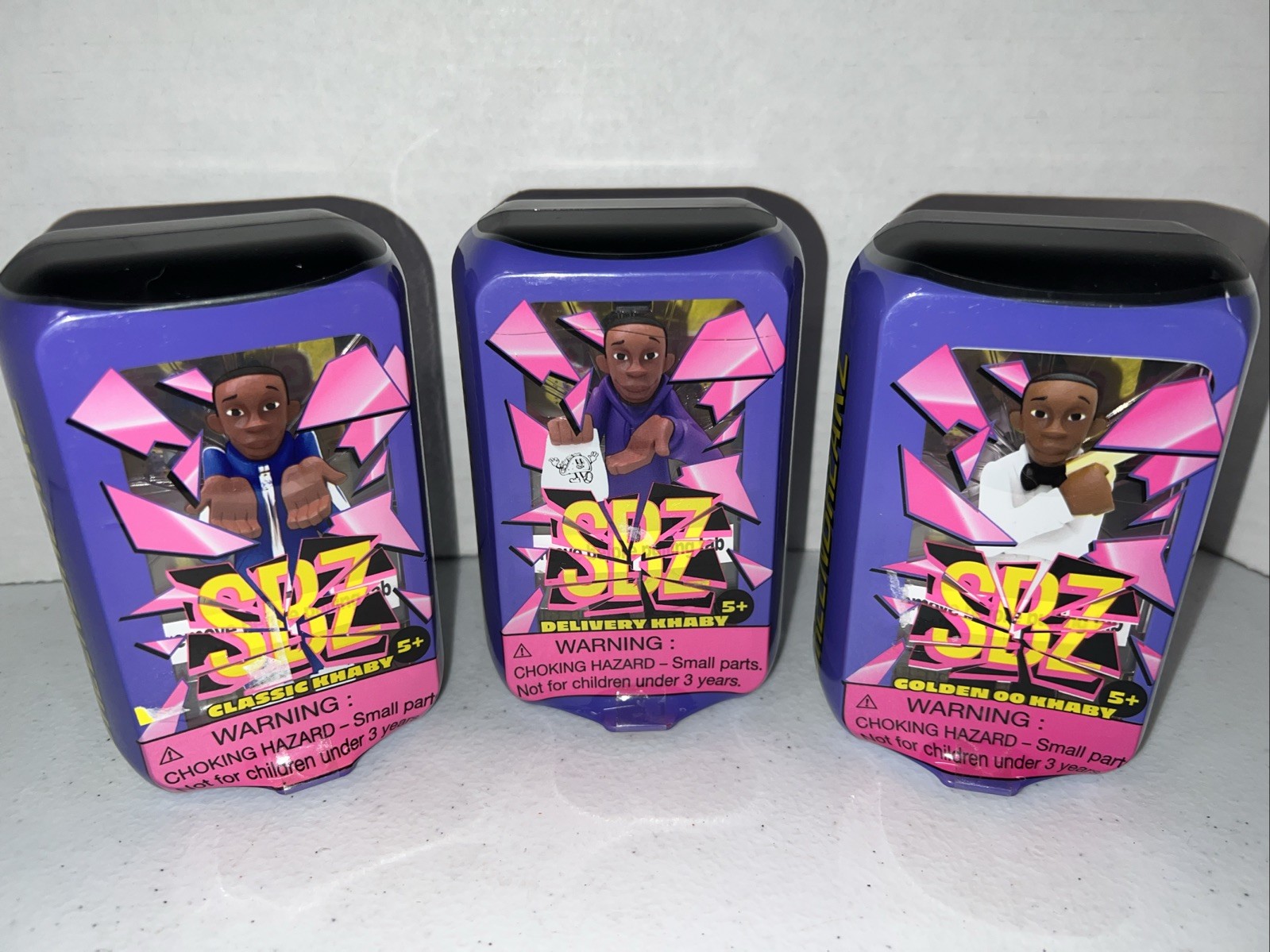 Screen Breakz Khaby Lot Of 3 All Brand New Sealed Classic, Delivery, Golden