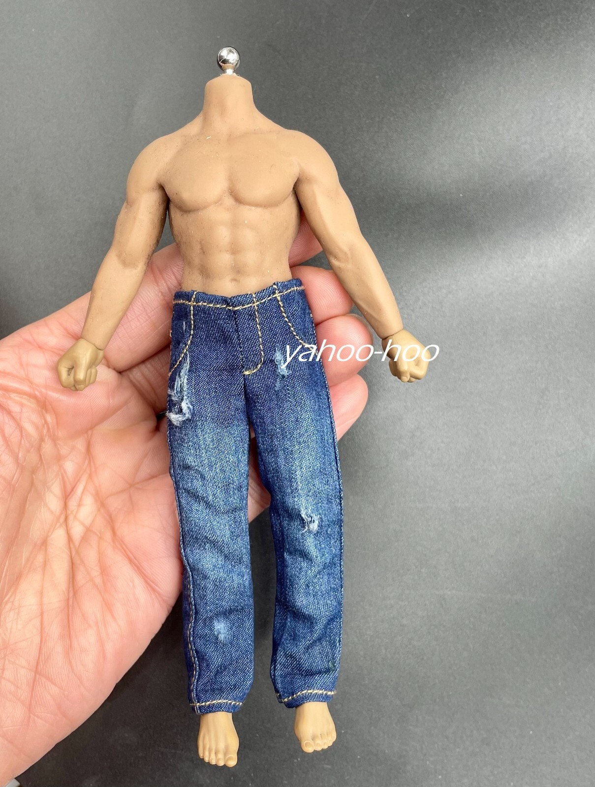 1/12 scale classic blue Jeans For 6&Prime; TBLeague PHICEN TM01 TM02 Male Figure SHF