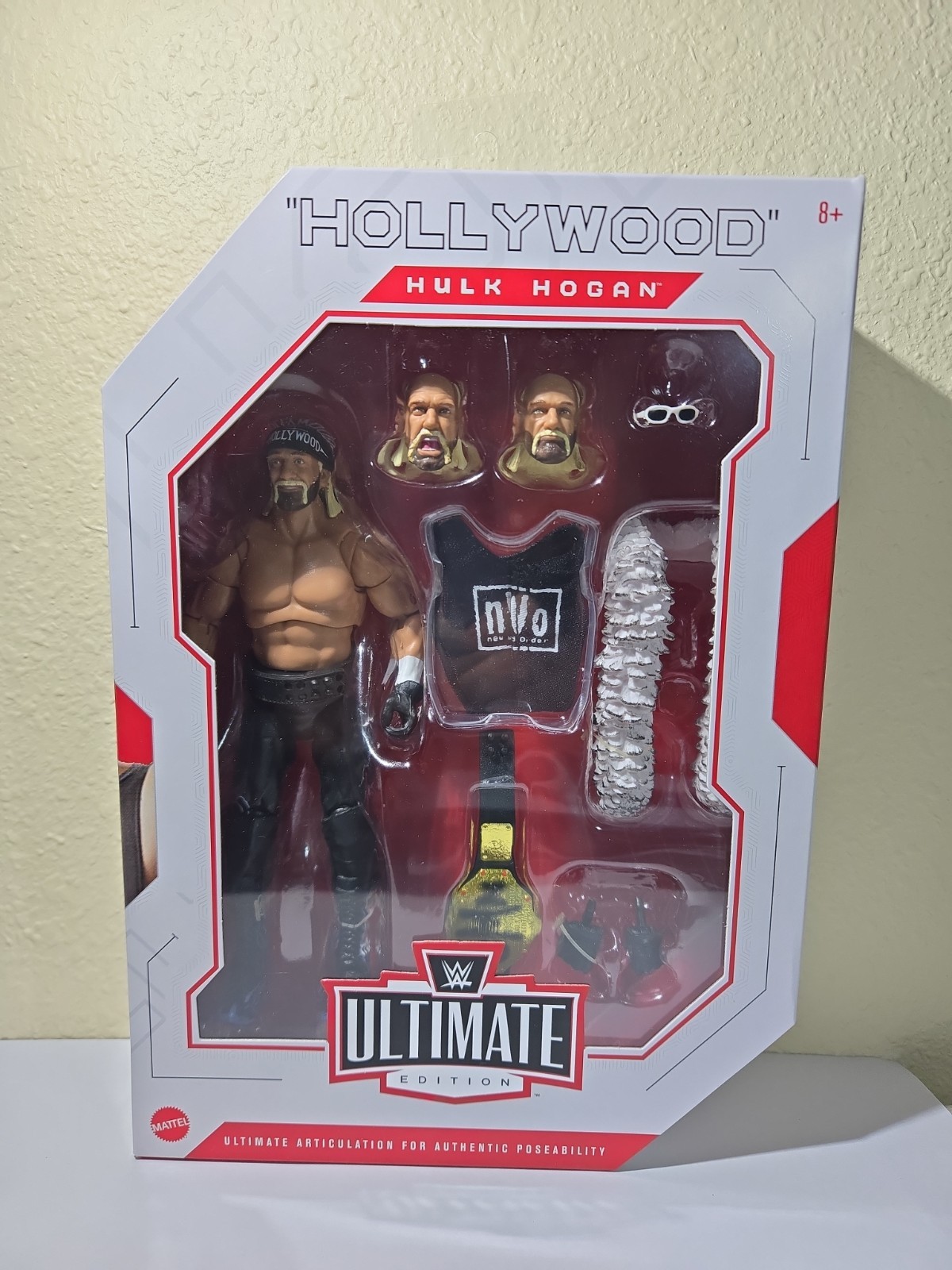 WWE Hollywood Hulk Hogan Mattel Ultimate Edition Figure NWO WCW NIB