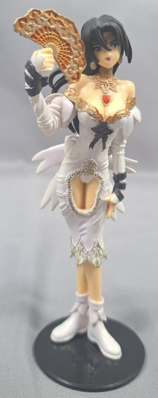 Anime / Manga Girl Holding a Fan PVC 4 1/2 inch Tall