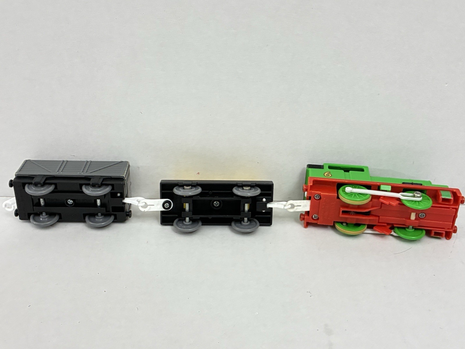 Tomy Thomas Plarail Percy with Troublesome Truck and Sodor Fuel Tanker