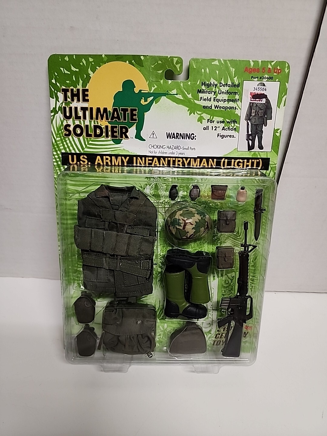 1997 21st Century Toys Ultimate Soldier US Army Infantryman Light Weapons Set