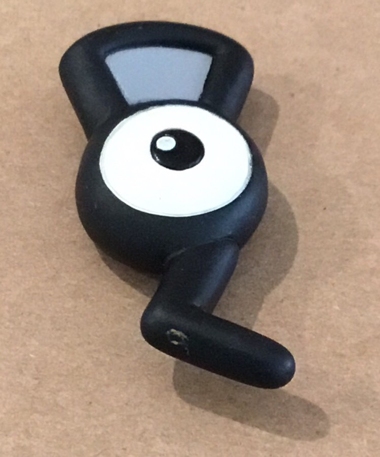 2000 Pokemon Finger Puppet Unown Figure Gotta Catch Them All Nintendo Bandai