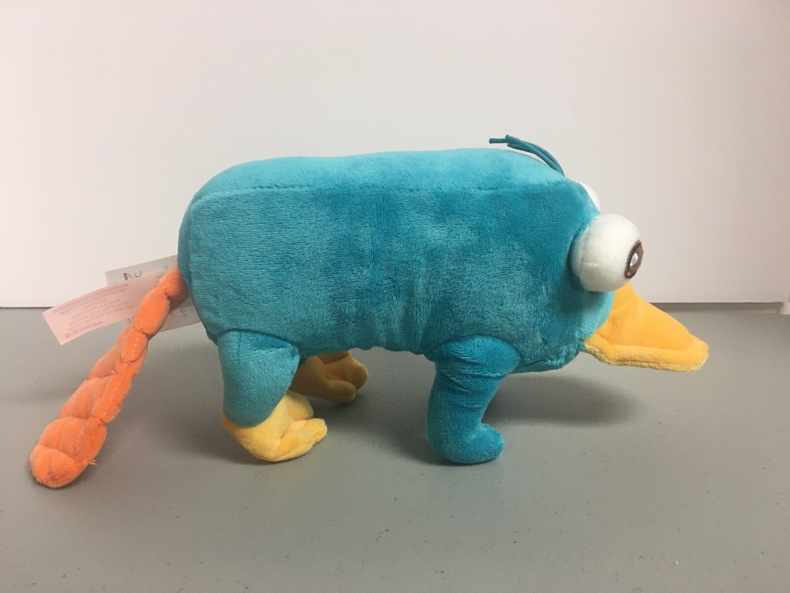 Disney 10” Perry Mini Bean Bag Plush – Phineas and Ferb – NEW with Original Tags