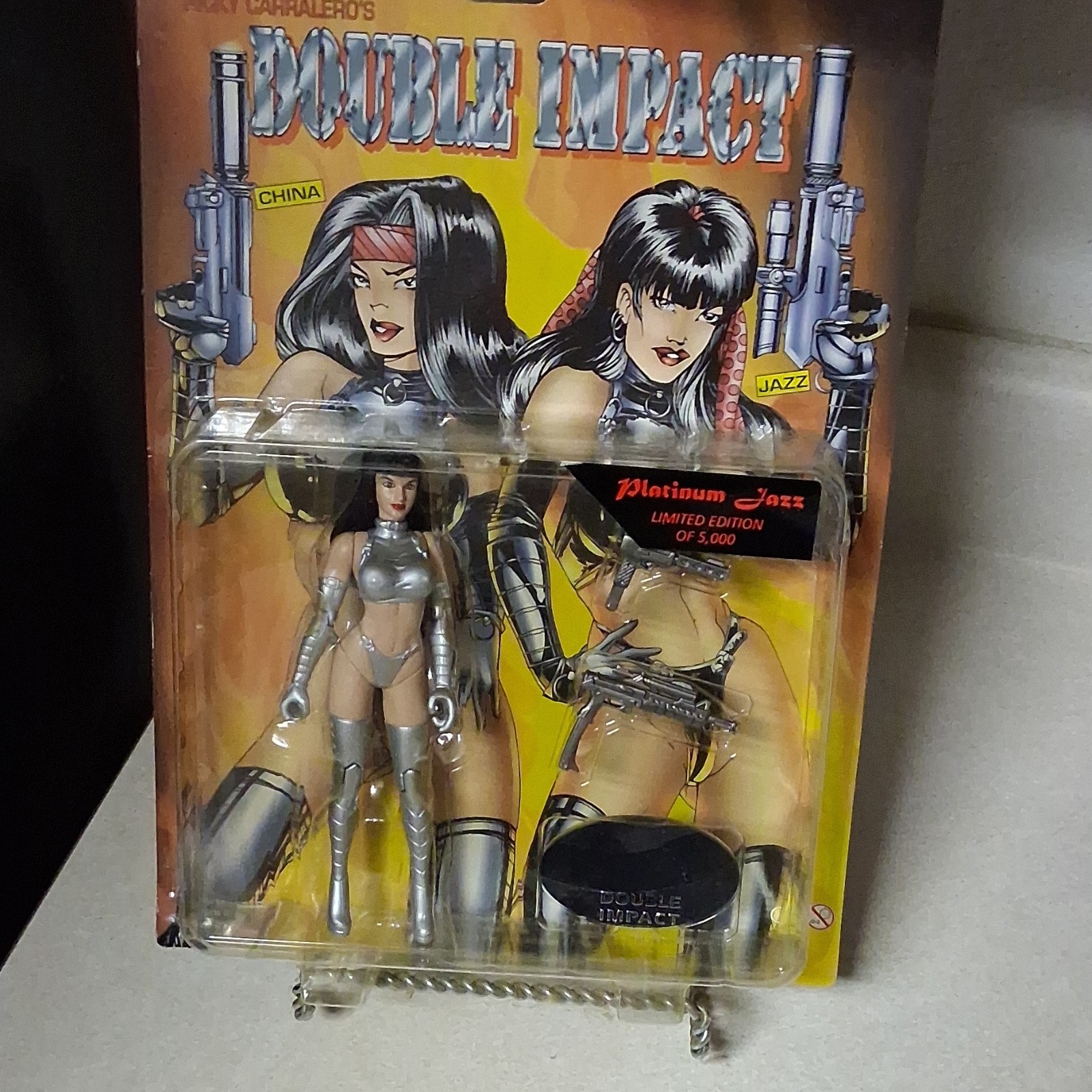 Skybolt Toyz Double Impact Jazz Limited Edition Action Figure Silver