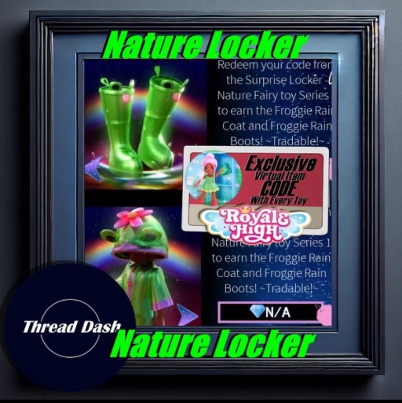 Royale High Nature Surprise Locker Code Only, Sent In EBay Message