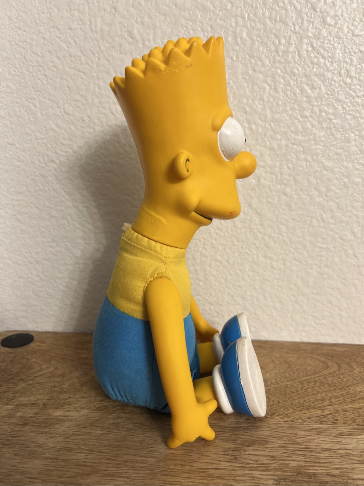 The Simpsons Bart Simpson Plush & Plastic 10&Prime; Doll (1990 Vintage Matt Groenning