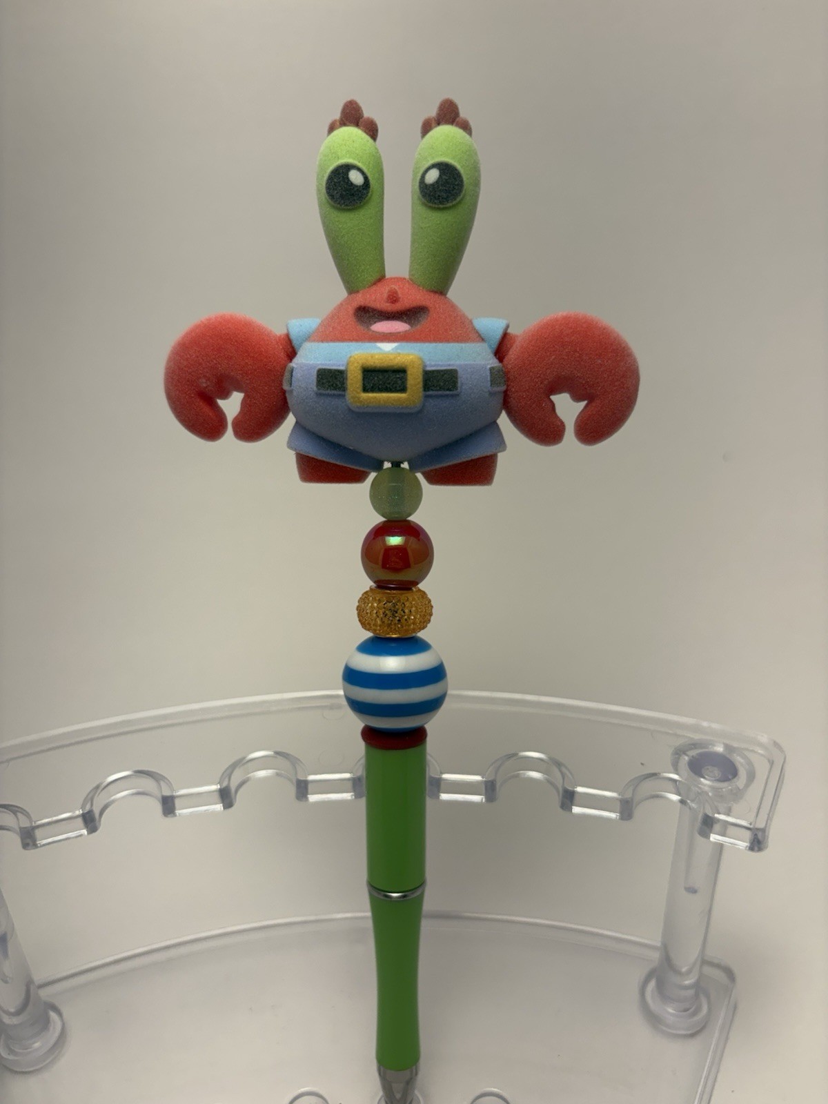 SpongeBob SquarePants Mr. Krabs Plastic Figurine – Red Green Blue White