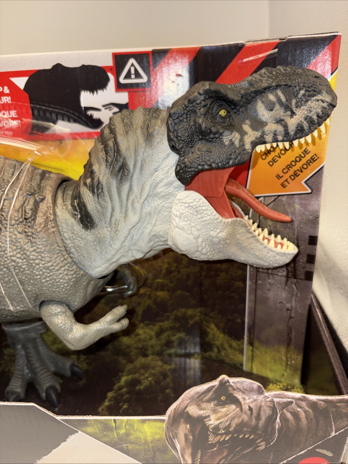 Large Jurassic World Rebirth Power Devour Tyrannosaurus Rex Dinosaur Figure NEW