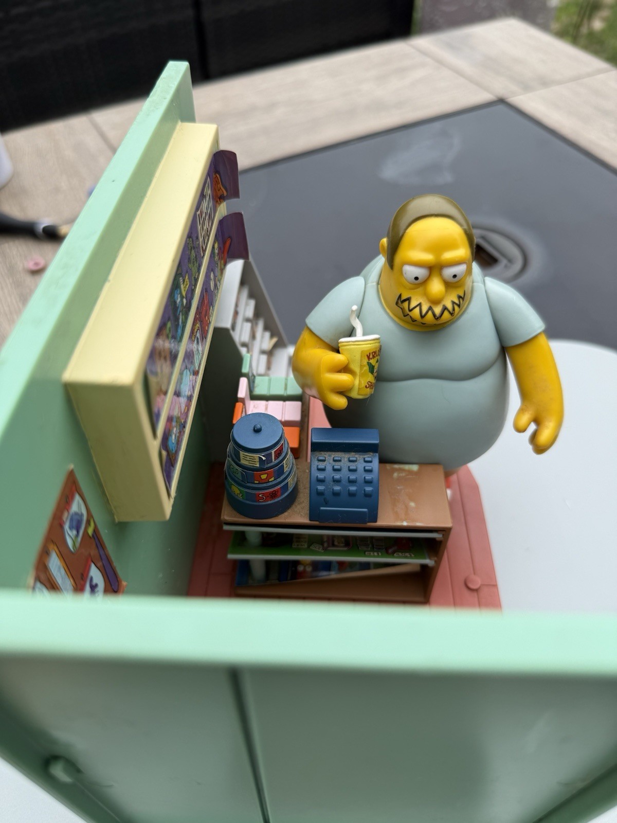 Simpsons Interactive Comic Book Guy Shop Playset Interactive *Read Description*