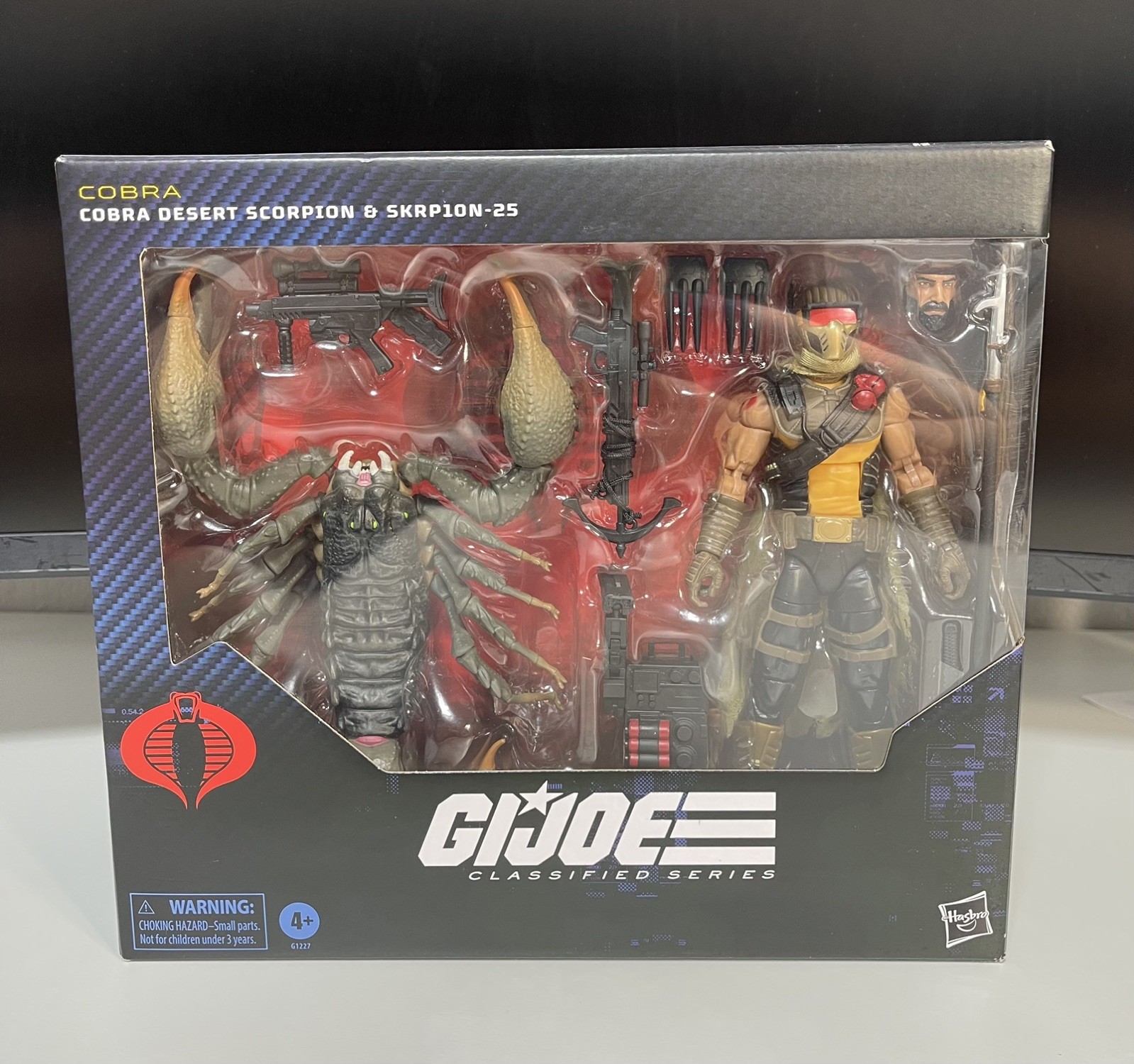 GI G.I. Joe Classified Series Cobra Desert Scorpion & SKRP10N-25 Figure Set #180