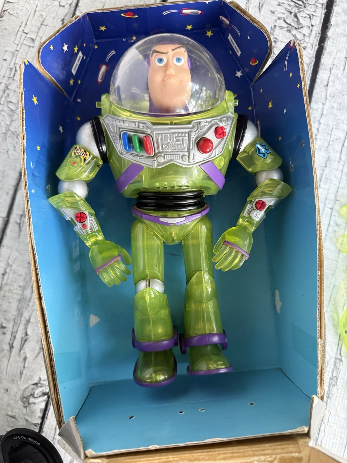 Power Boost Buzz Lightyear Disney Pixar Toy Story W/box Nice
