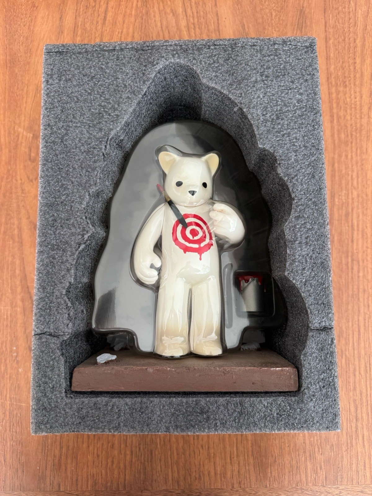 Target Bear Figure Signed Luke Chueh 2012 Comic Con Exclusive Rare