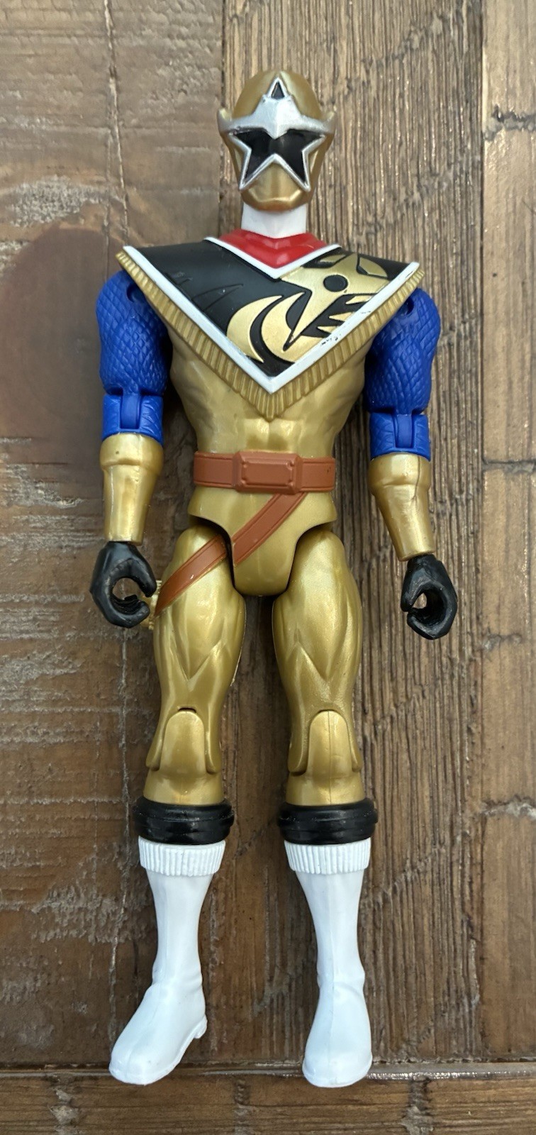 Power Rangers Ninja Steel Gold Ranger 5” Loose Figure