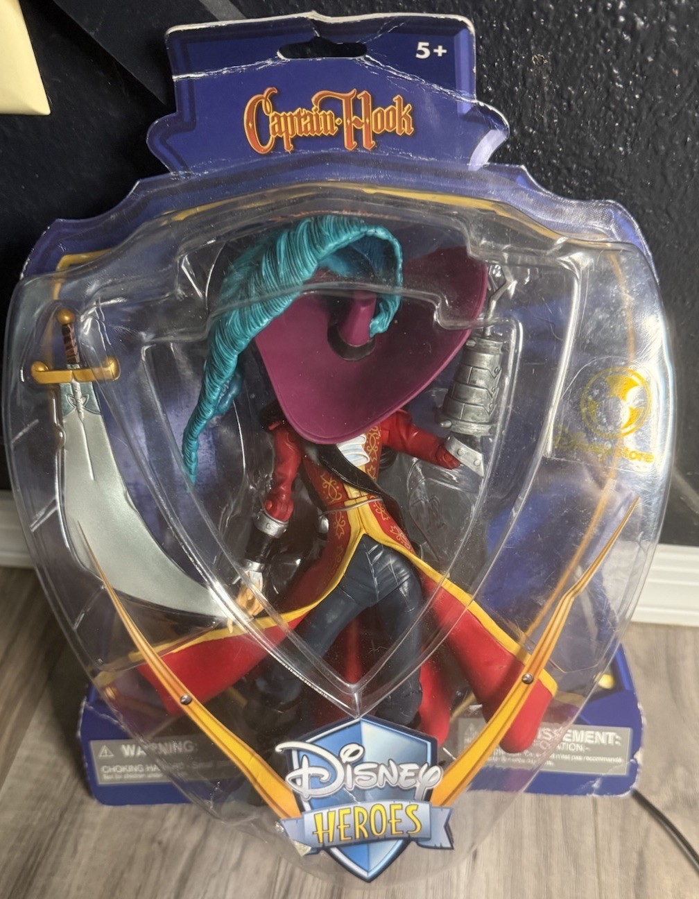 Disney Captain Hook Disney Heroes Action Figure Vintage