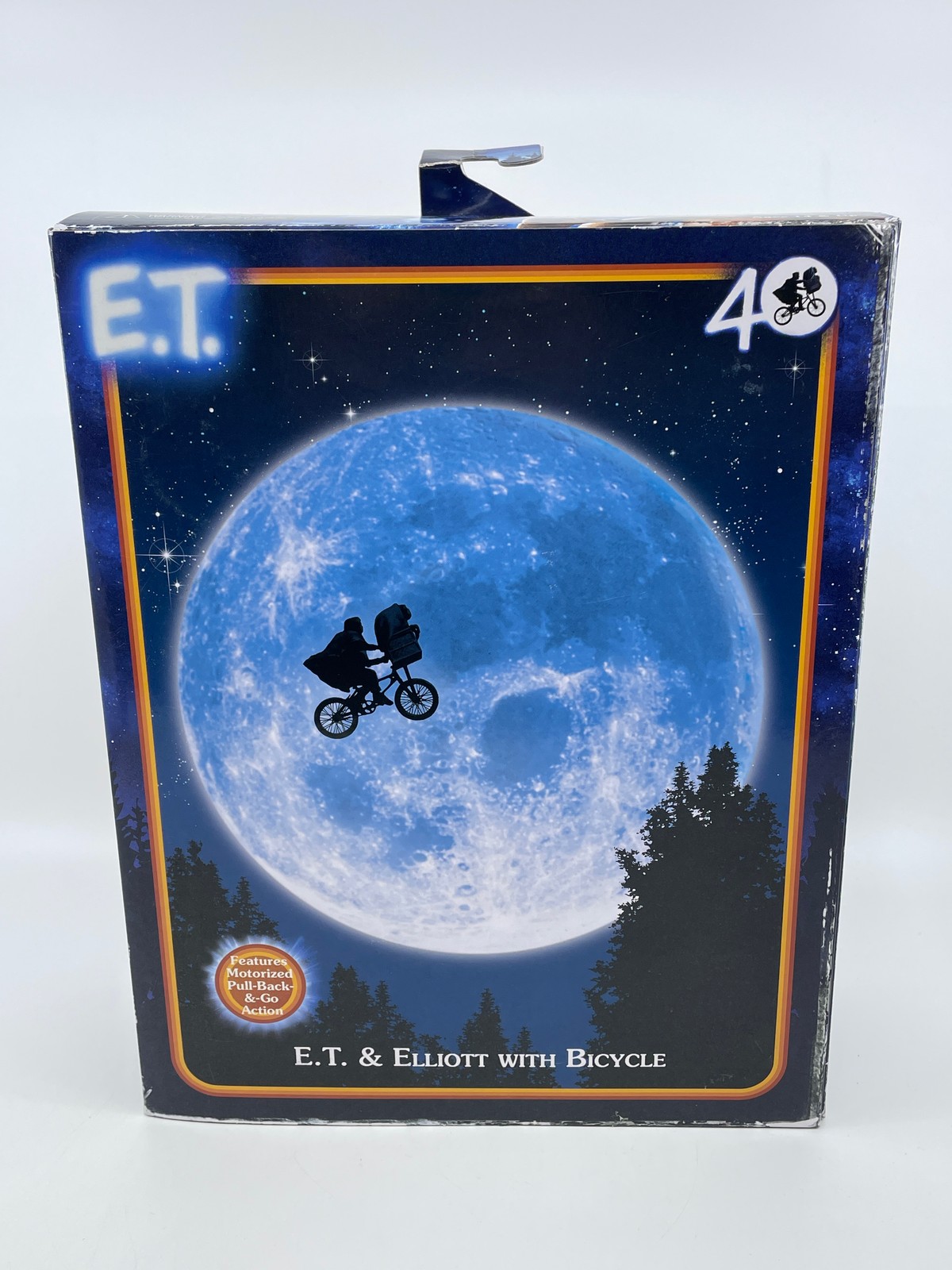 Neca ET 40th Anniversary 7-Inch, Display Friendly Packaging, Elliott and ET On B