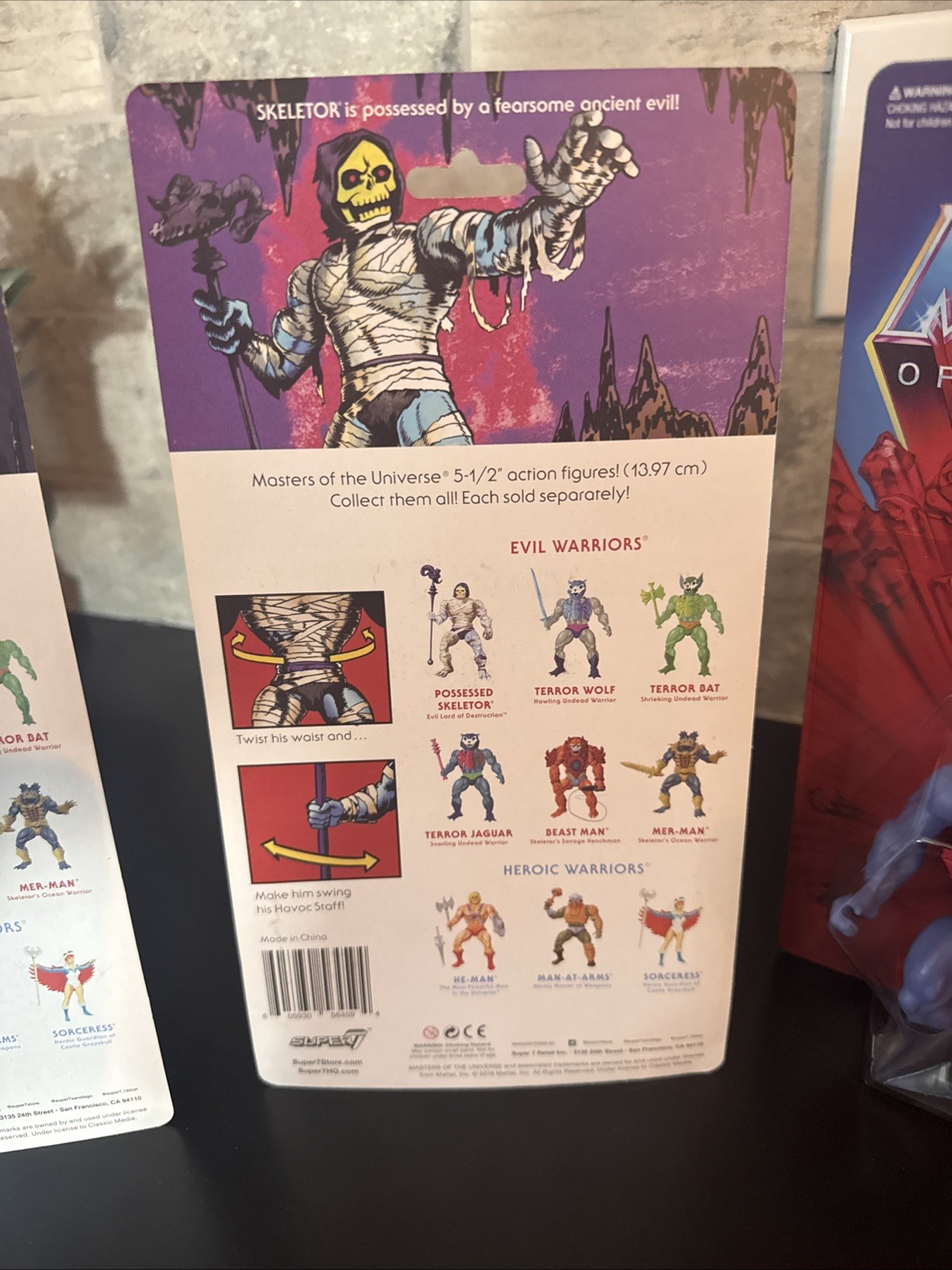 THREE TERRORS POSSESSED SKELETOR MASTERS OF THE UNIVERSE MOTU SUPER7 SDCC