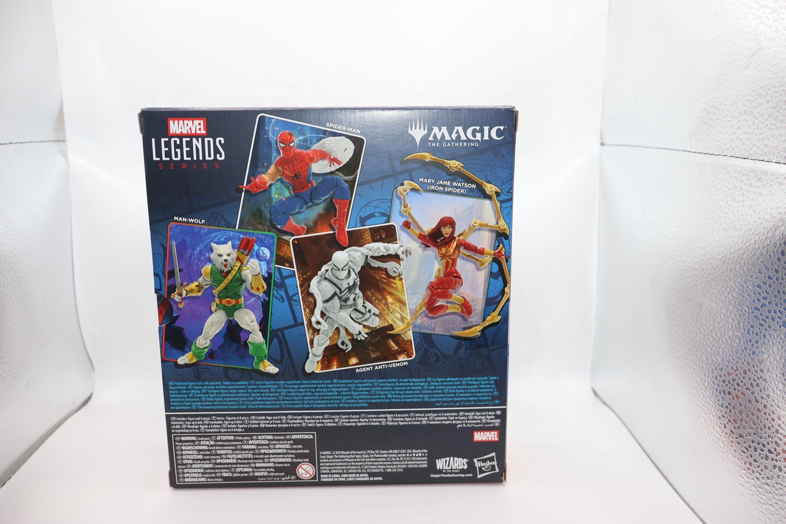 Marvel Legends Battle Damaged Spider-Man Figure New MTG Exclusive Card