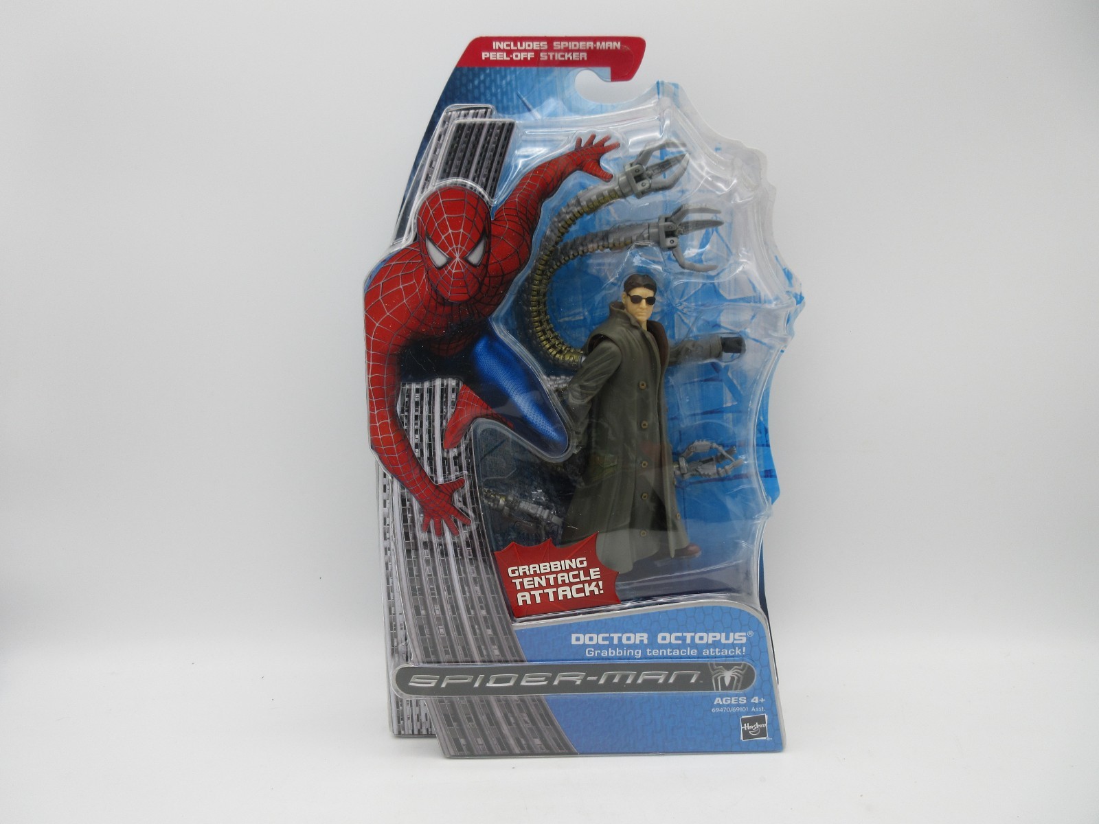 Spider-Man 3 GRABBING TENTACLE DOCTOR OCTOPUS Action Figure [Hasbro, 2007] NIP!