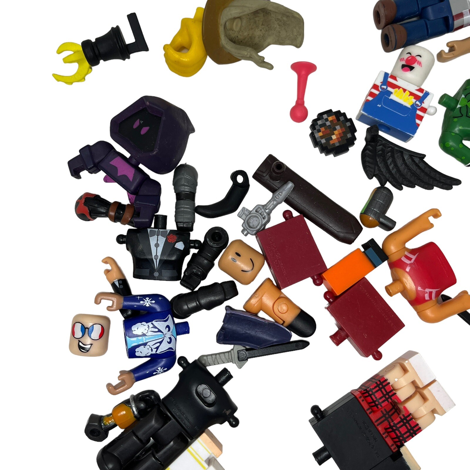 Roblox Mini-figures Miscellaneous Parts And Pieces Lot Heads Body’s Legs Arms