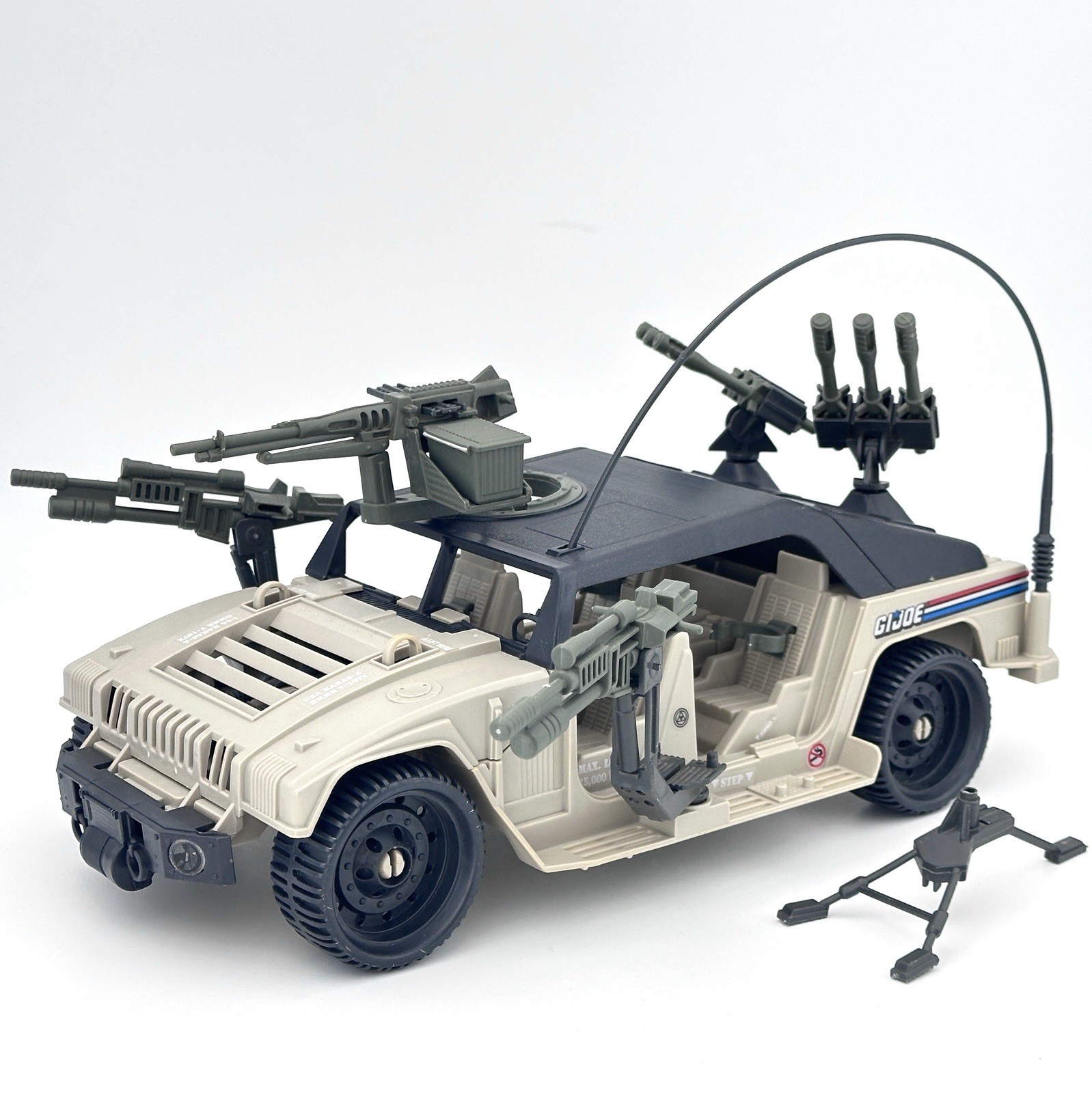 1990 GI Joe HAMMER JEEP 100% COMPLETE. UNBROKEN ANTENNA ** MINTY **