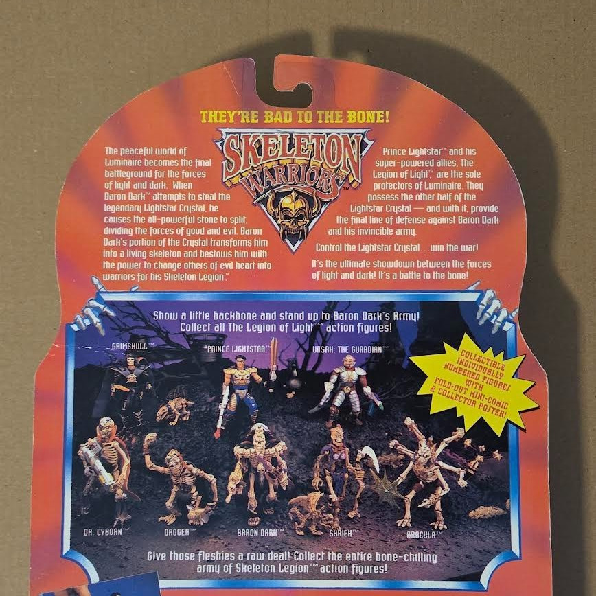 1994 SKELETON WARRIORS Prince Lightstar Playmates Action Figure NEW