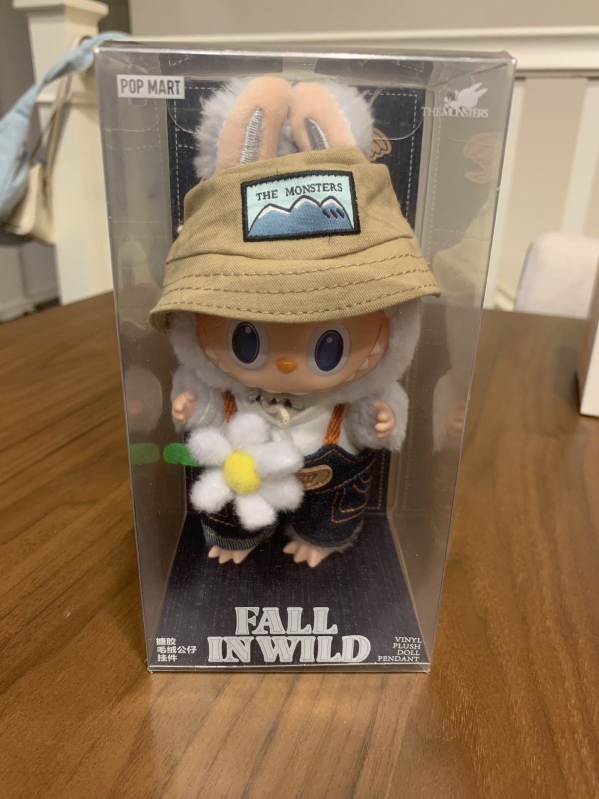 Pop Mart THE MONSTERS FALL IN WILD SERIES-Vinyl Plush Doll Pendant Labubu