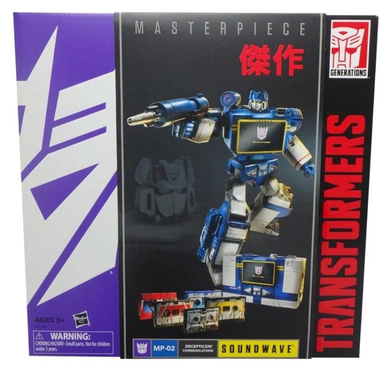 Transformers MASTERPIECE SOUNDWAVE MISB SEALED U.S.