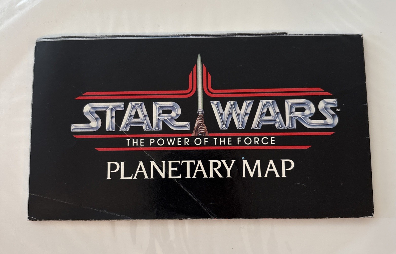 Tatooine Planetary Map ORIGINAL Star Wars POTF 1985 Kenner – A New Hope