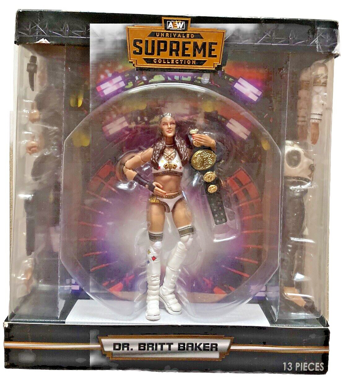 AEW Unrivaled Supreme Collection Dr. Britt Baker Figure NEW