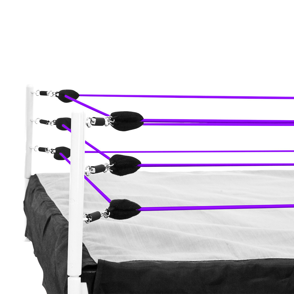 Purple Ring Ropes for LARGE Wrestling Action Figure Rings by Figures Toy Company