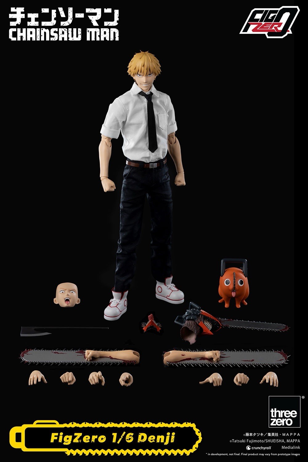 Threezero Chainsaw Man DENJI POWER MAKIMA AKI 1/6 Figure Set Figzero Authentic