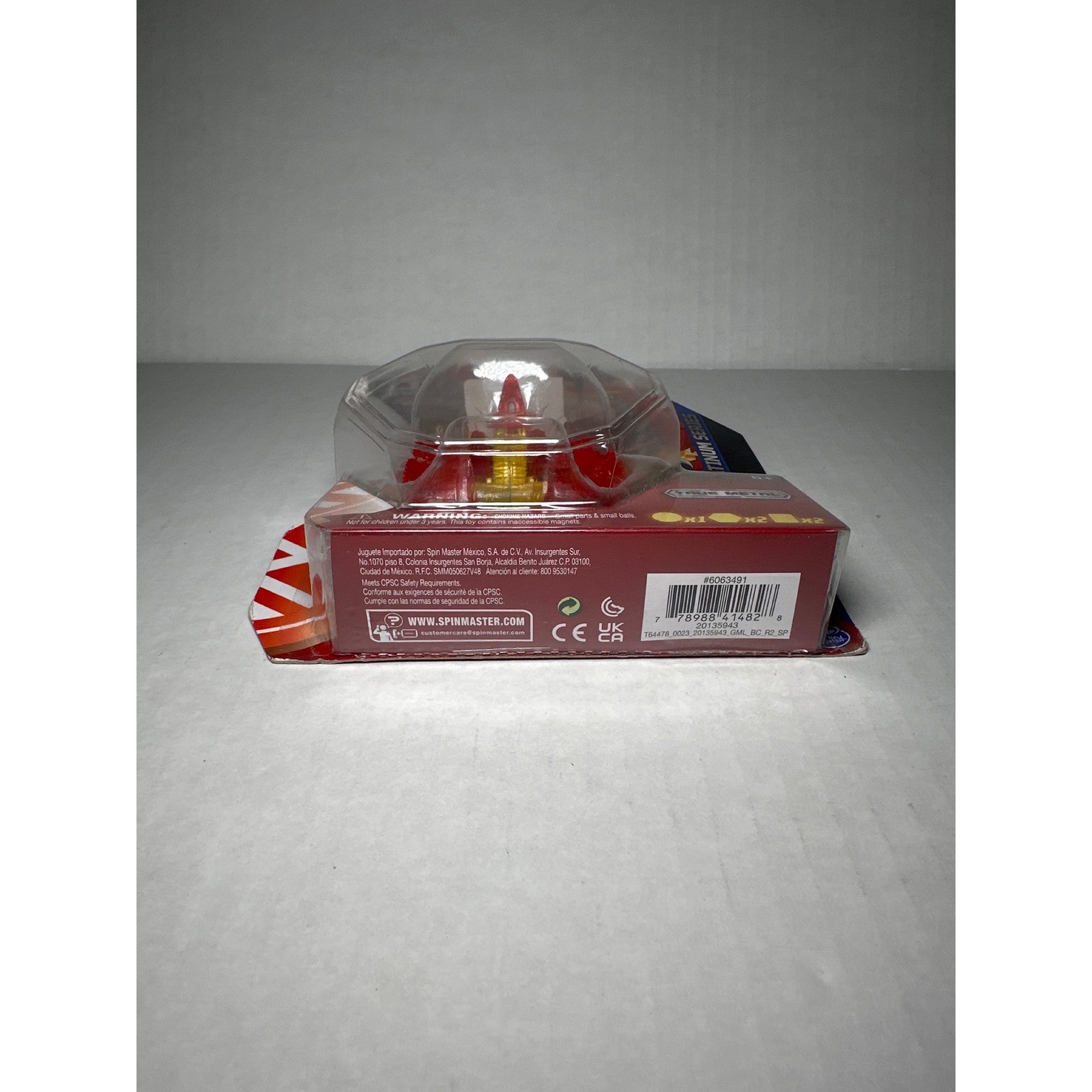 Bakugan Evolutions Nillious Platinum Series True Metal Red Gold New in Box