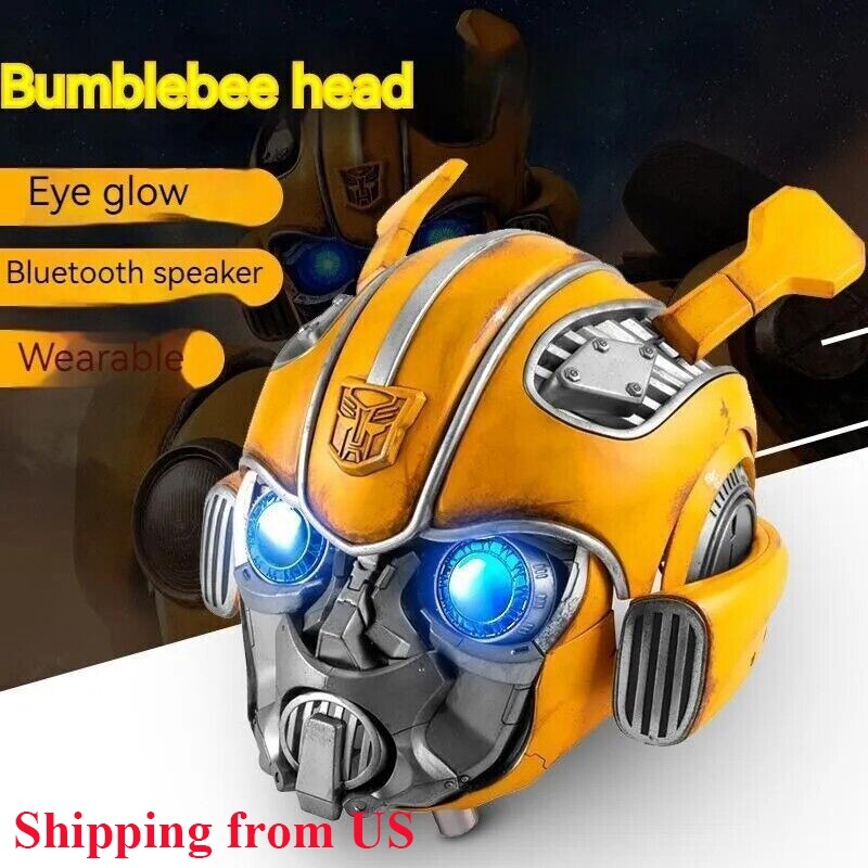 US! 1:1 Wearable Killerbody Amazing Bumblebee Helmet Mask Voice Control Toy Gift
