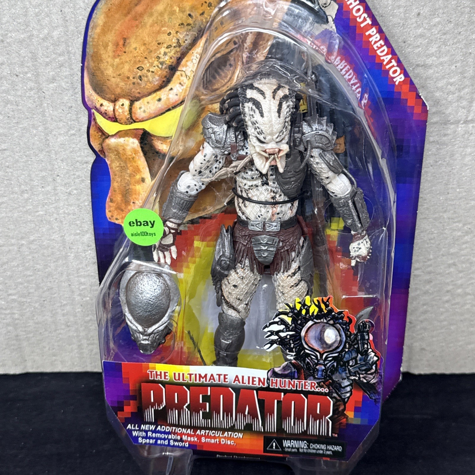 NECA Predators Ghost Predator Series 16 Ultimate Alien Hunter Authentic New 2016