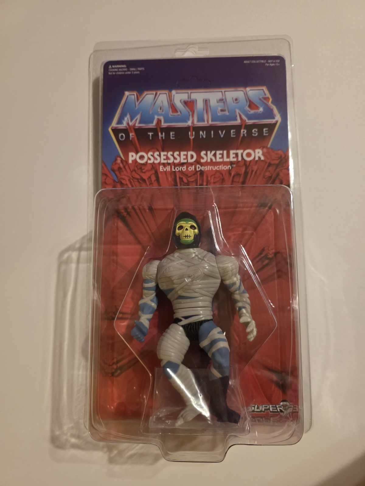 He-Man Masters of the Universe MOTU Vintage Super7 POSSESSED SKELETOR